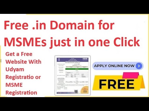 How to get free domain from MSME