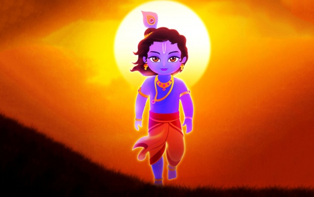 lord krishna animated images