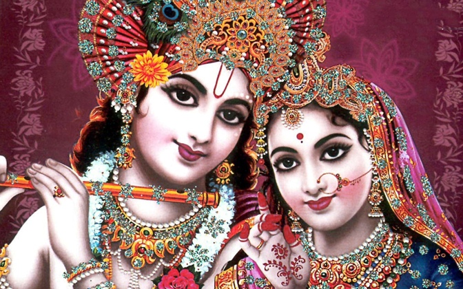 Goddess Radha and Lord Krishna Images